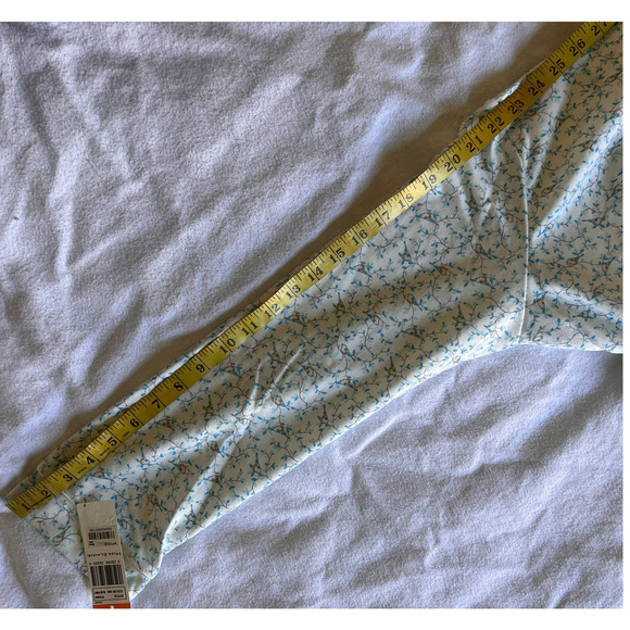 Miss Elaine White with Print Zip Up Night Gown NWT- S - Picture 9 of 12